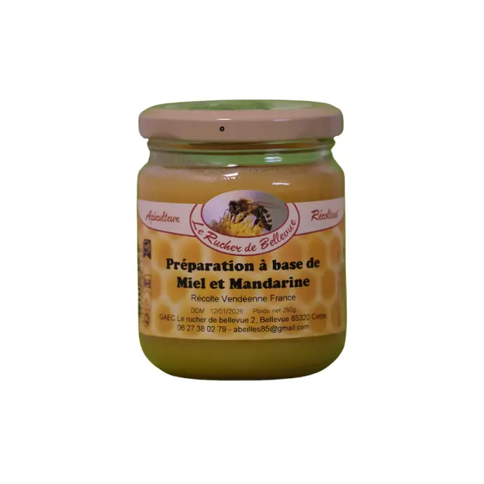 Préparation de Miel et Mandarine 250g