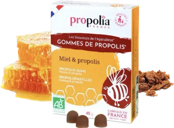 Gomme Propolis Miel et Propolis