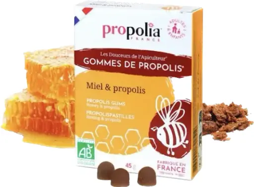 Gomme Propolis Miel et Propolis